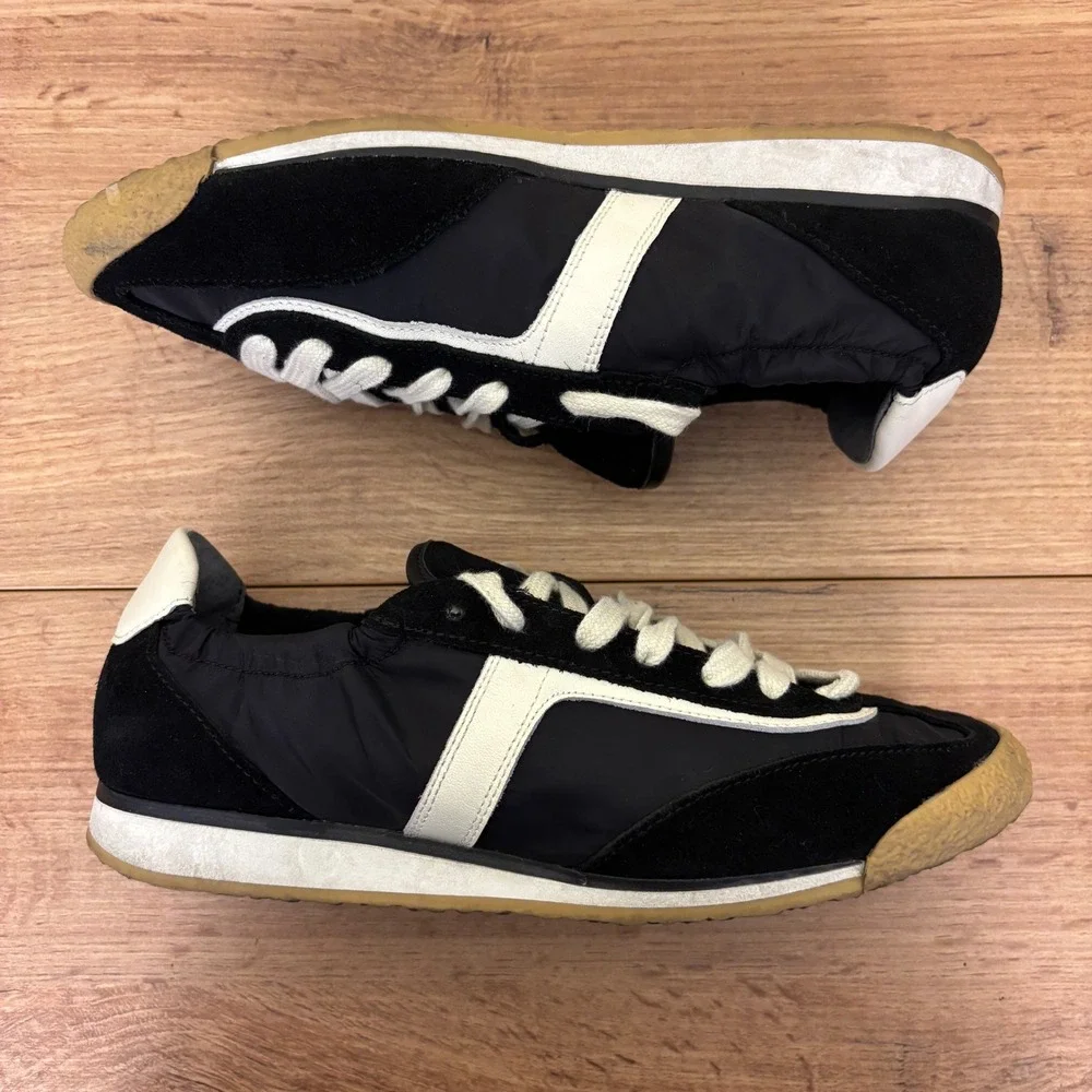 DOLCE VITA Sariya Sneakers In Black Nylon Women Size 6 Suede Casual Comfort